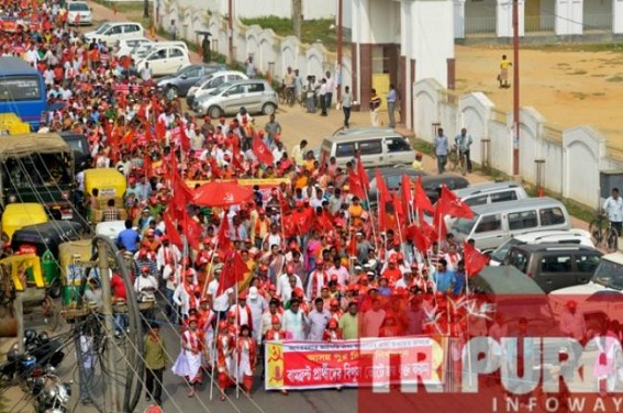 Left front files nomination papers, campaign gains momentum